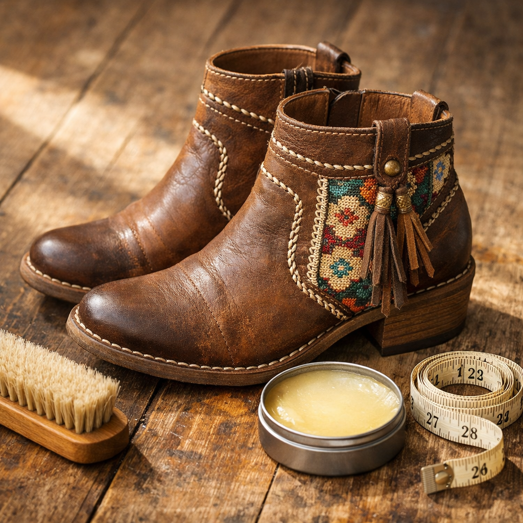 image from 2026 Guide to Artisan Bohemian Ankle Boots: Materials, Fit, Care