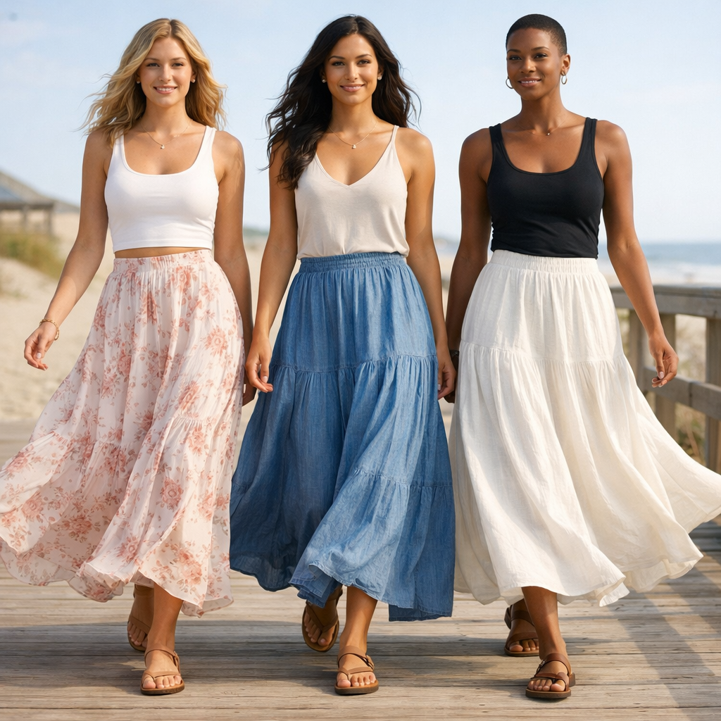 image from Editors’ Picks: Reliable Retailers With Exceptional Flowy Maxi Skirts