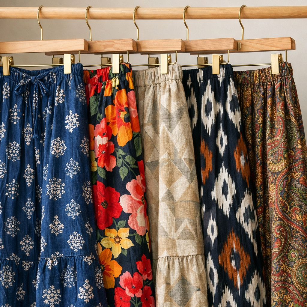 image from Tired of Generic Prints? Where to Find Unique Patterned Skirts